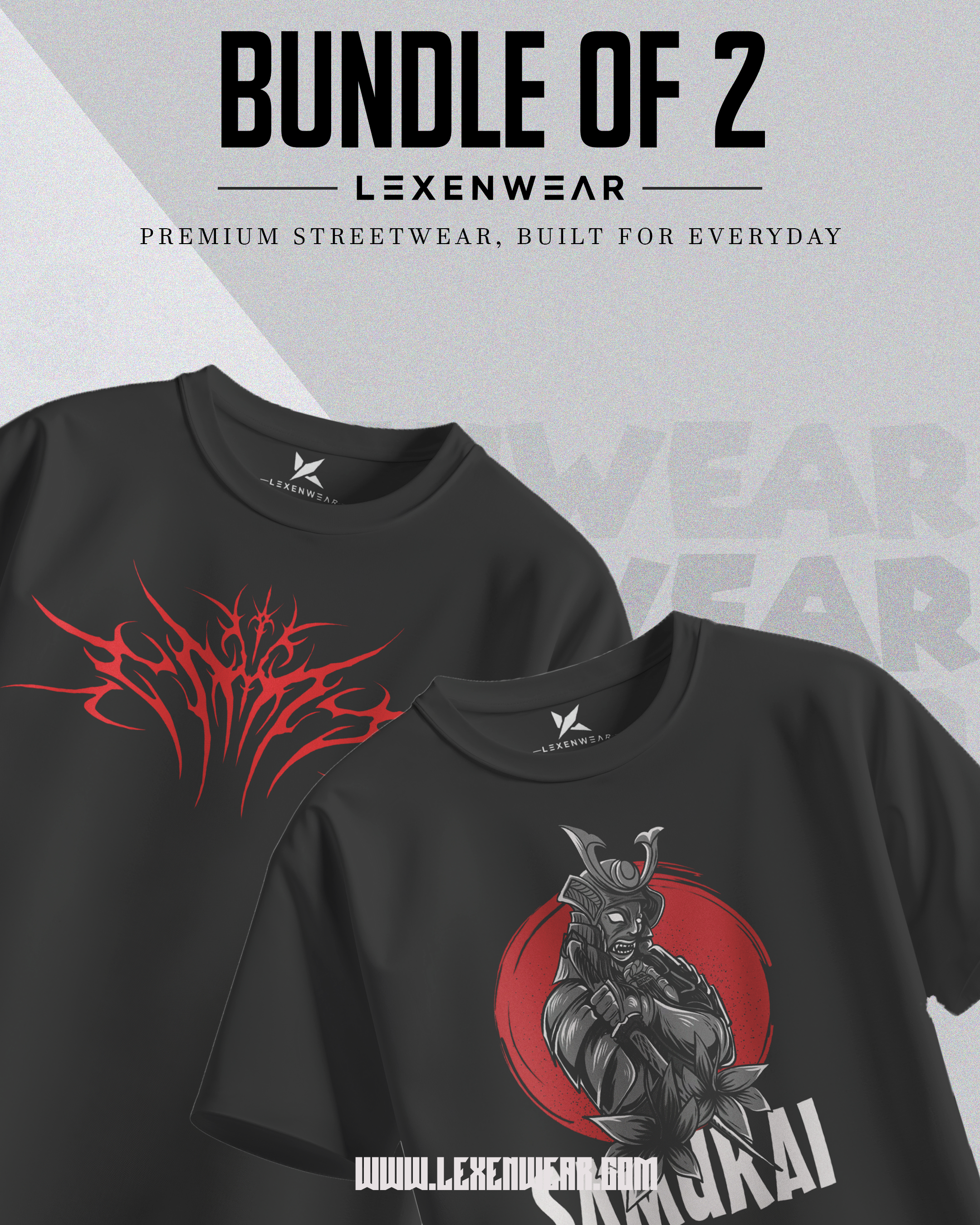 Bundle of 2  | Graphic T-Shirts