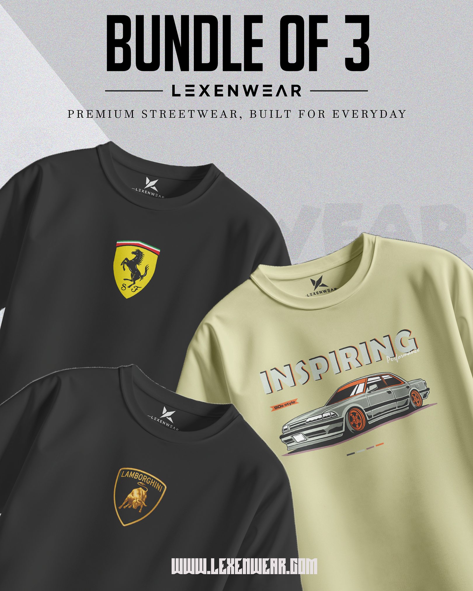 Car Guy Bundle of 3 004 | Graphic T-Shirts