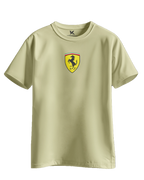 Ferrari Logo Graphic-Tee | Unisex Regular Fit T-Shirt