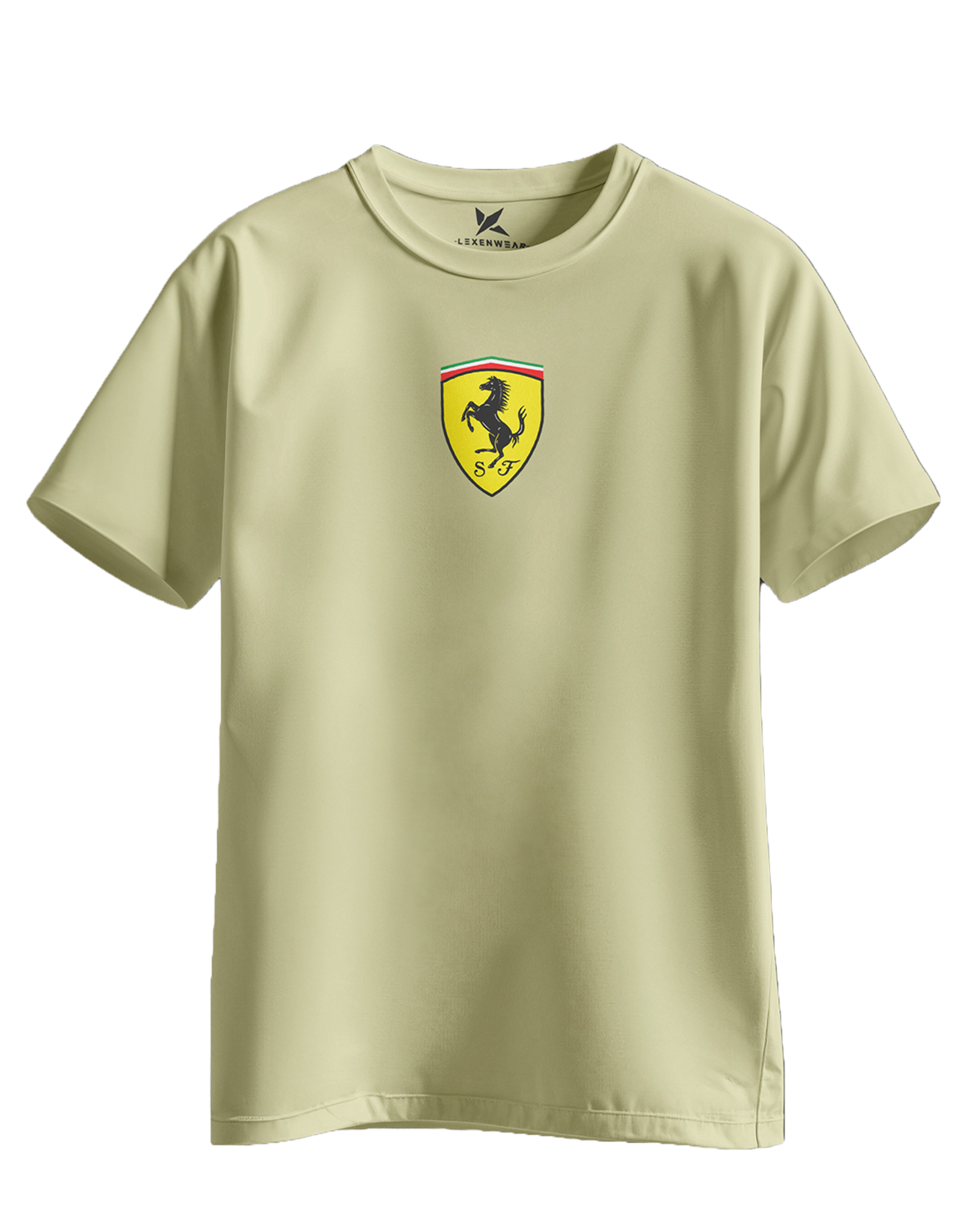 Ferrari Logo Graphic-Tee | Unisex Regular Fit T-Shirt