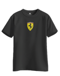 Ferrari Logo Graphic-Tee | Unisex Regular Fit T-Shirt