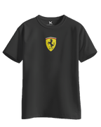 Ferrari Logo Graphic-Tee | Unisex Regular Fit T-Shirt