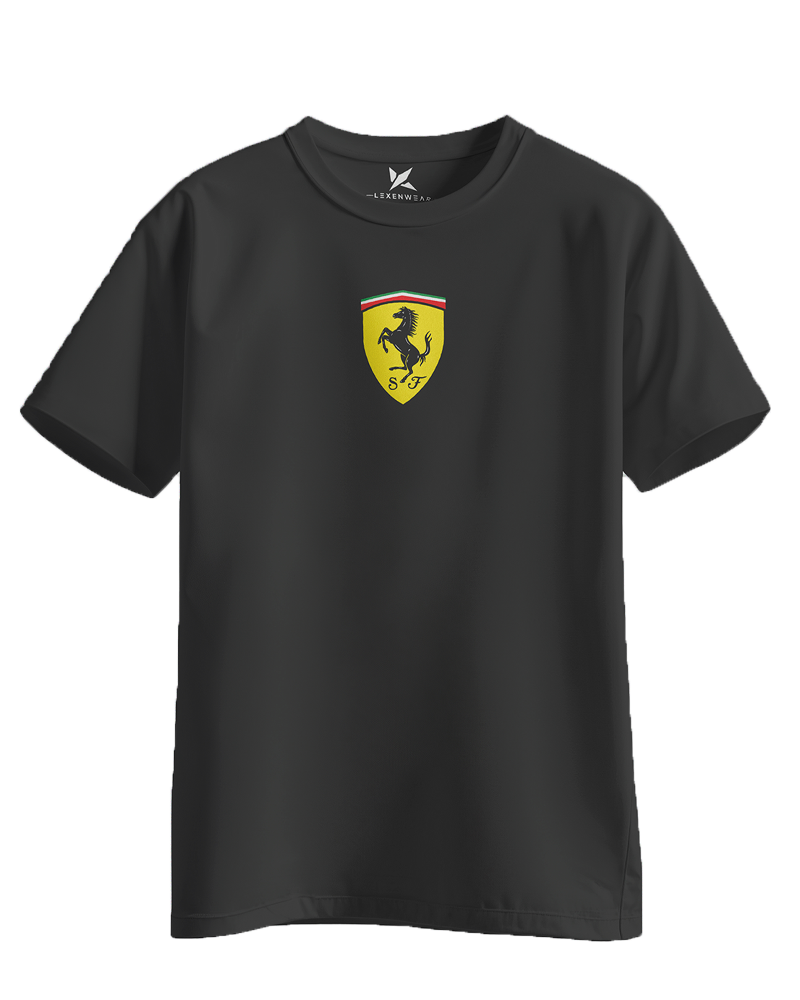 Ferrari Logo Graphic-Tee | Unisex Regular Fit T-Shirt