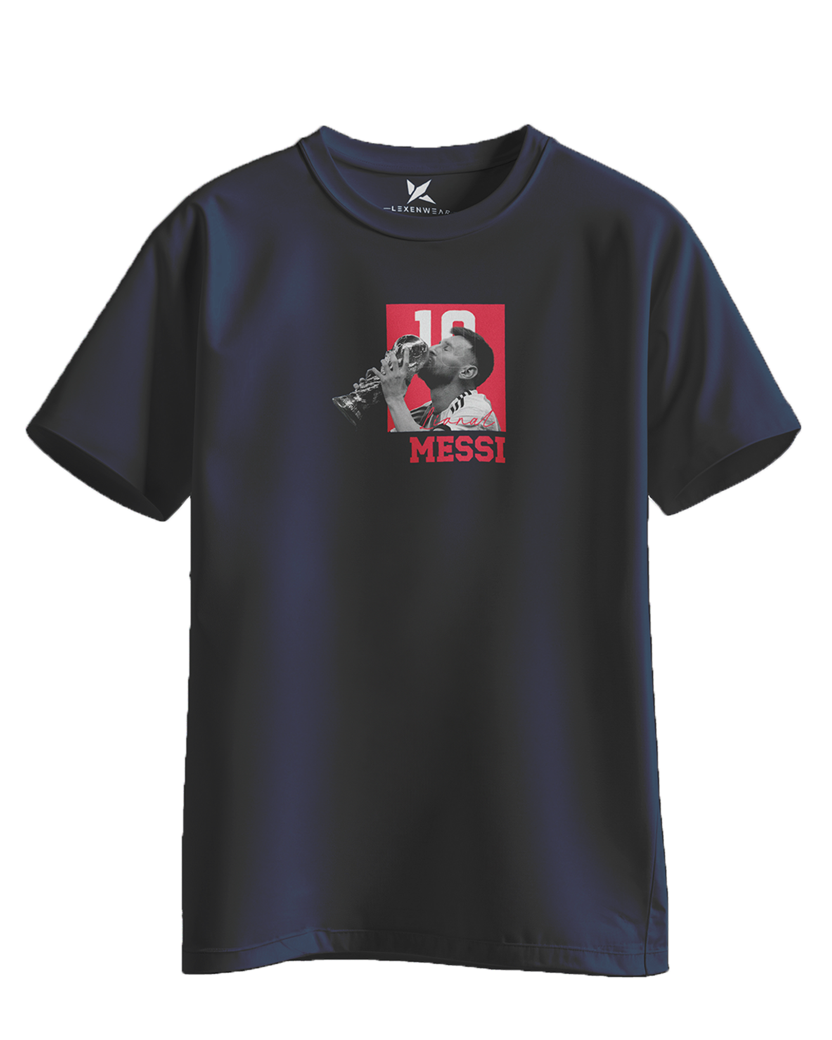 Messi Kissing World Cup Graphic-Tee | Unisex Regular Fit T-Shirt