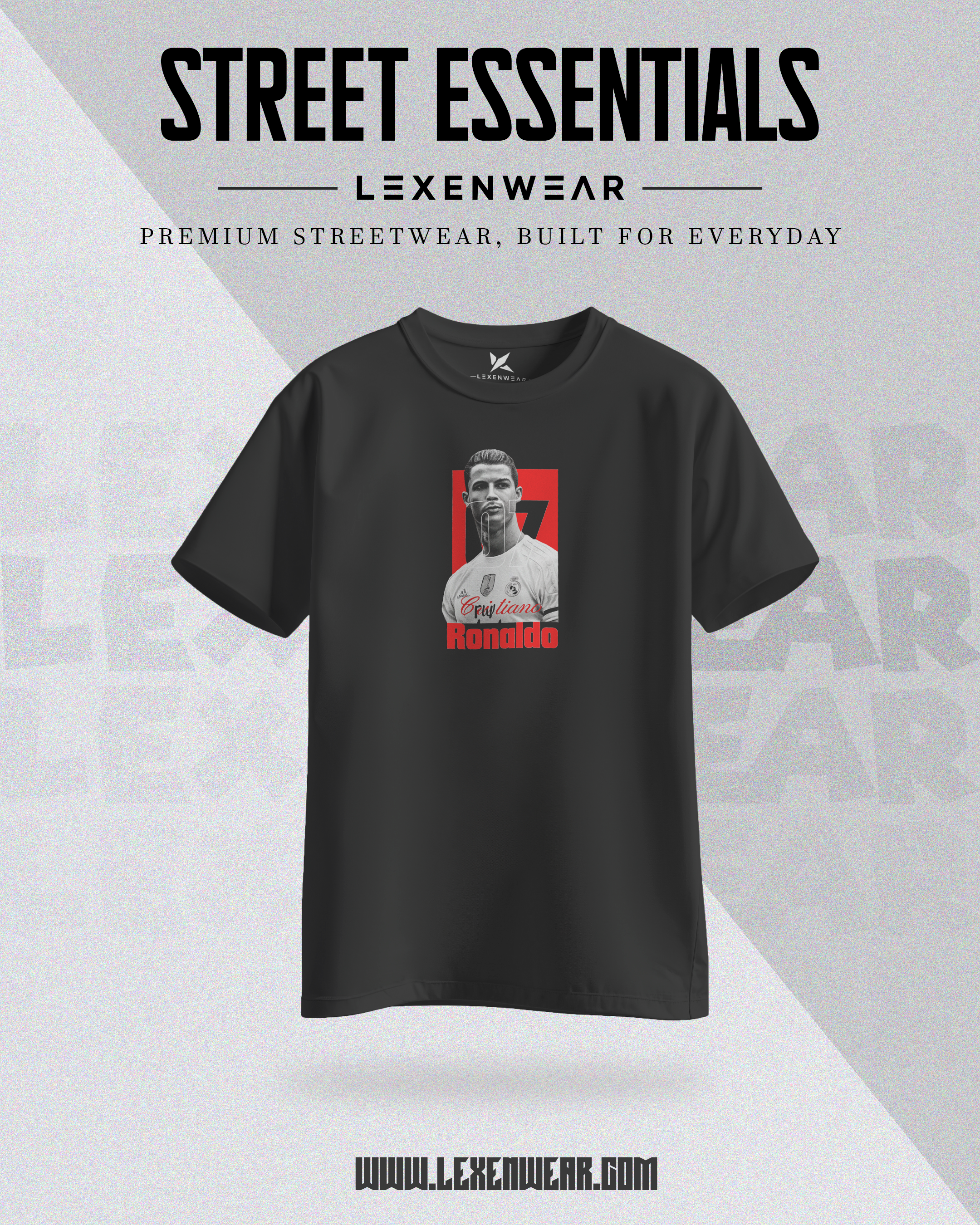 Cristiano Ronaldo CR7  | Graphic-Tee T-Shirt